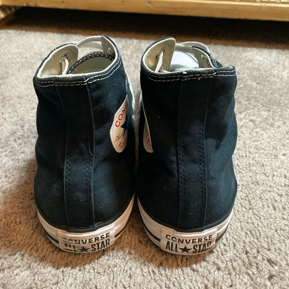 Converse Chuck Taylor Black and White High-Top Sneakers Unisex SZ 13M/15 W - Picture 6 of 16